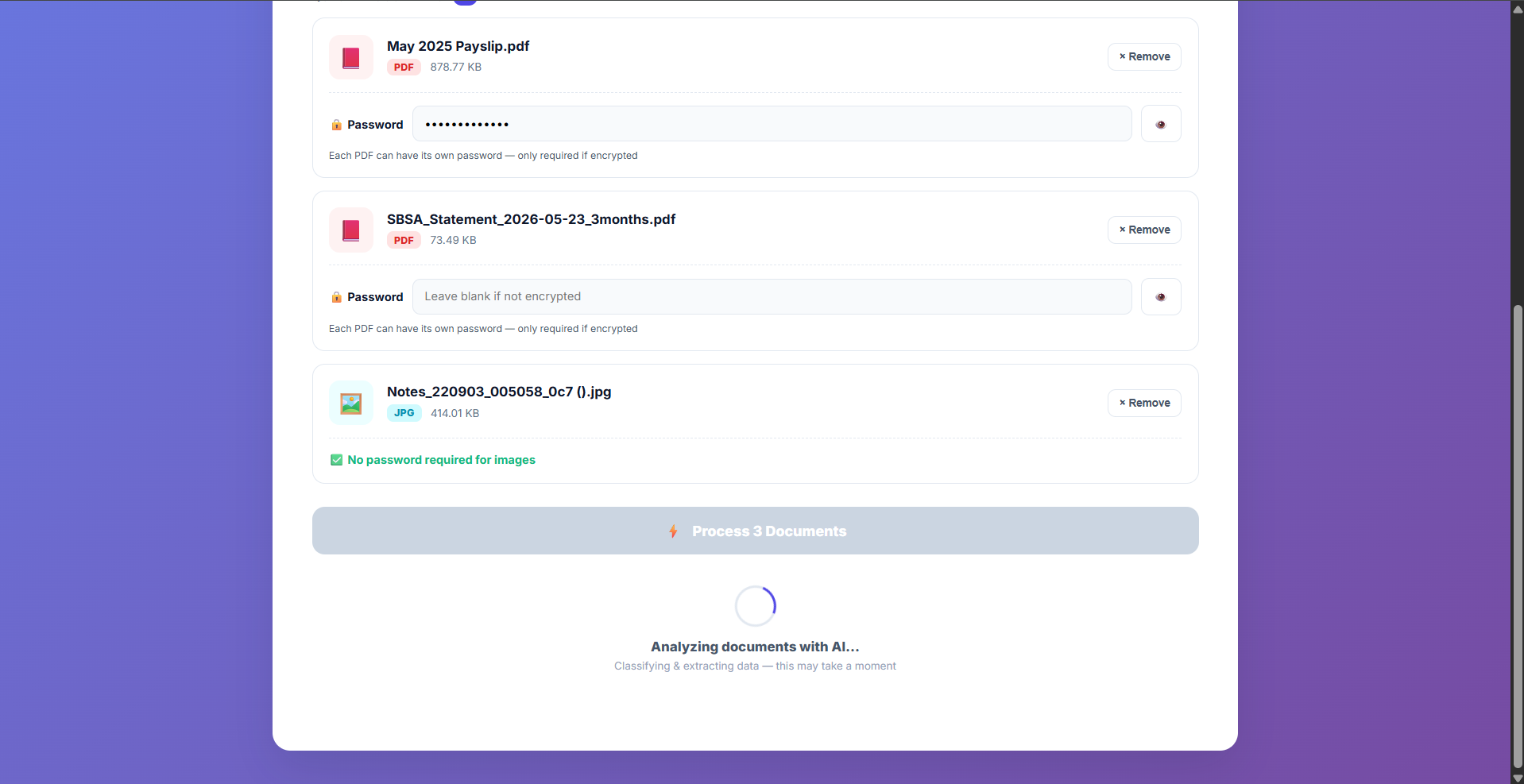 AI Analysis In Progress